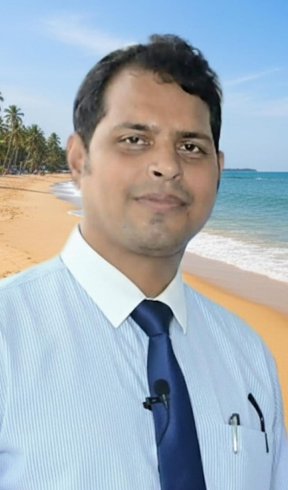 Portrait of Dr. Mansoor Khushtar, founding editor of Darbhanga Times